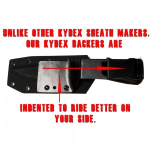 Custom Order Kydex Knife Sheath For Blades Over 5.25"