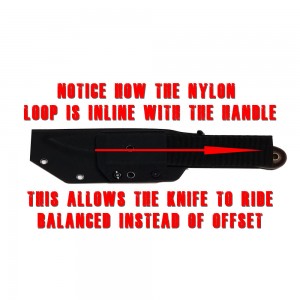 Custom Order Kydex Knife Sheath For Blades Over 5.25"